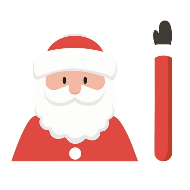 Christmas Santa Claus Window Stickers Car Rear Wiper Decals Xmas Decor CA